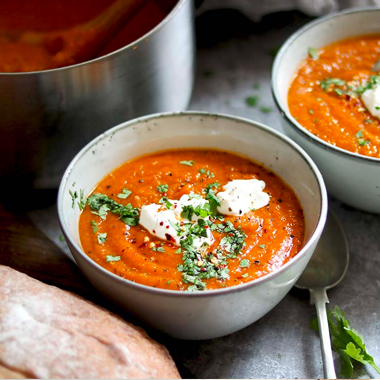 سوپ عدس و هویج با طعم ادویه