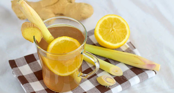 چای لیمو، عسل، زنجبیل