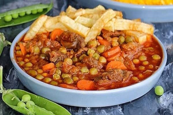 طرز تهیه خورشت نخود فرنگی