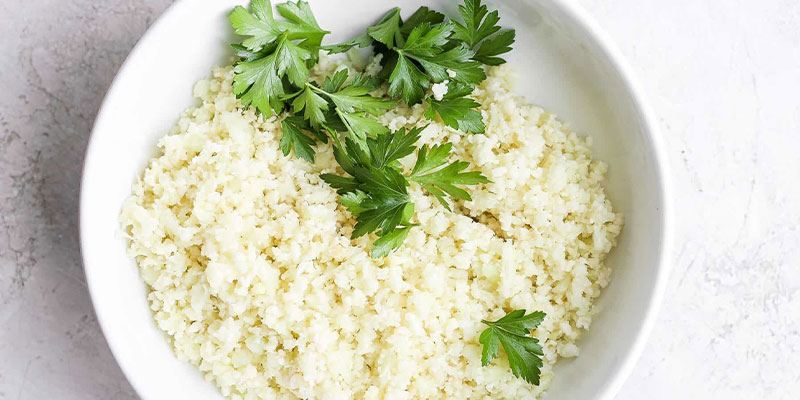 طرز تهیه برنج گل کلم برای رژیم کتوژنیک (پلو کتویی)