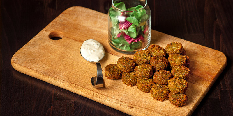 طرز تهیه فلافل خانگی کم کالری